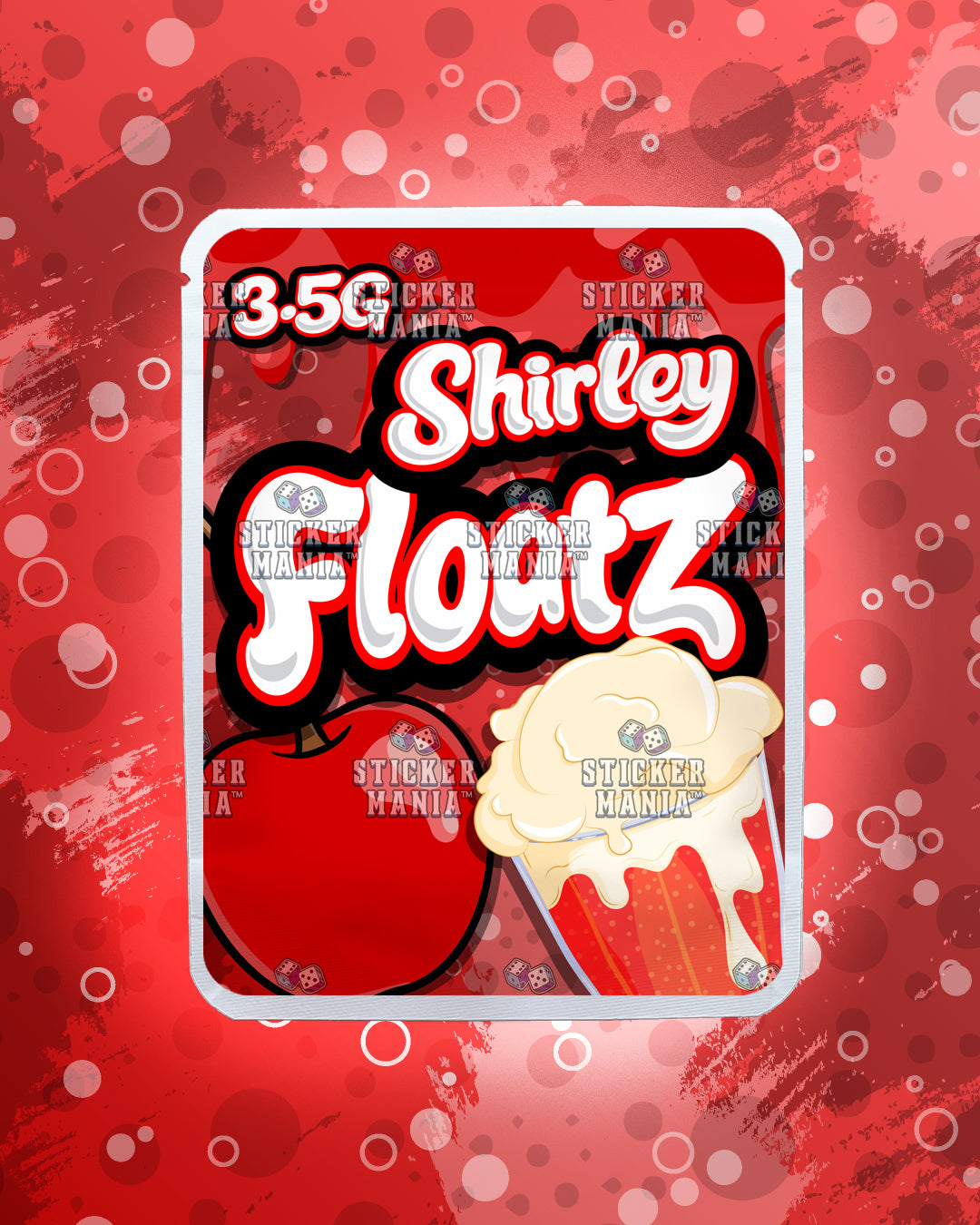Floatz Shirley | Pre-Made Sticker Bag | 3.5g