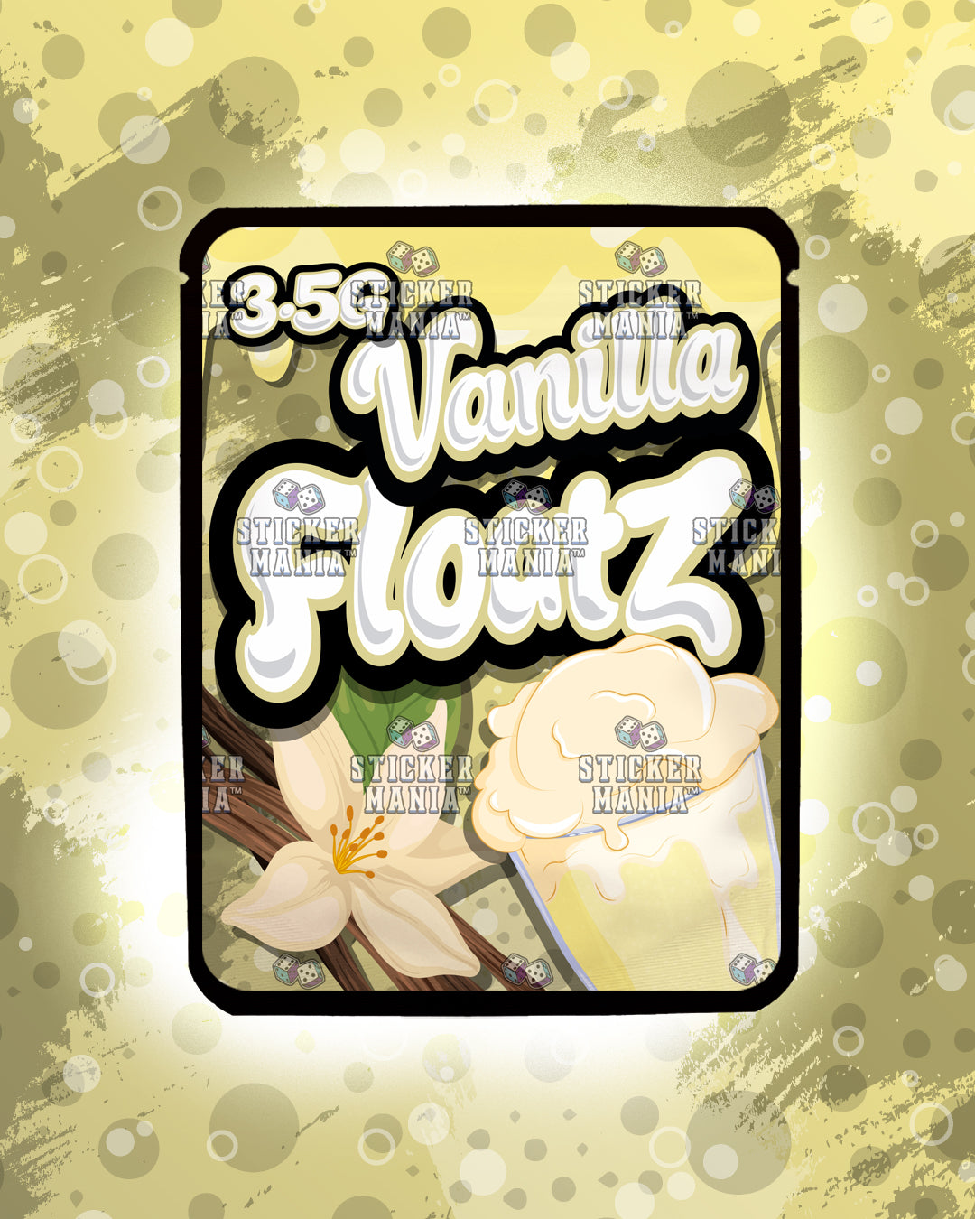 Floatz Vanilla | Pre-Made Sticker Bag | 3.5g