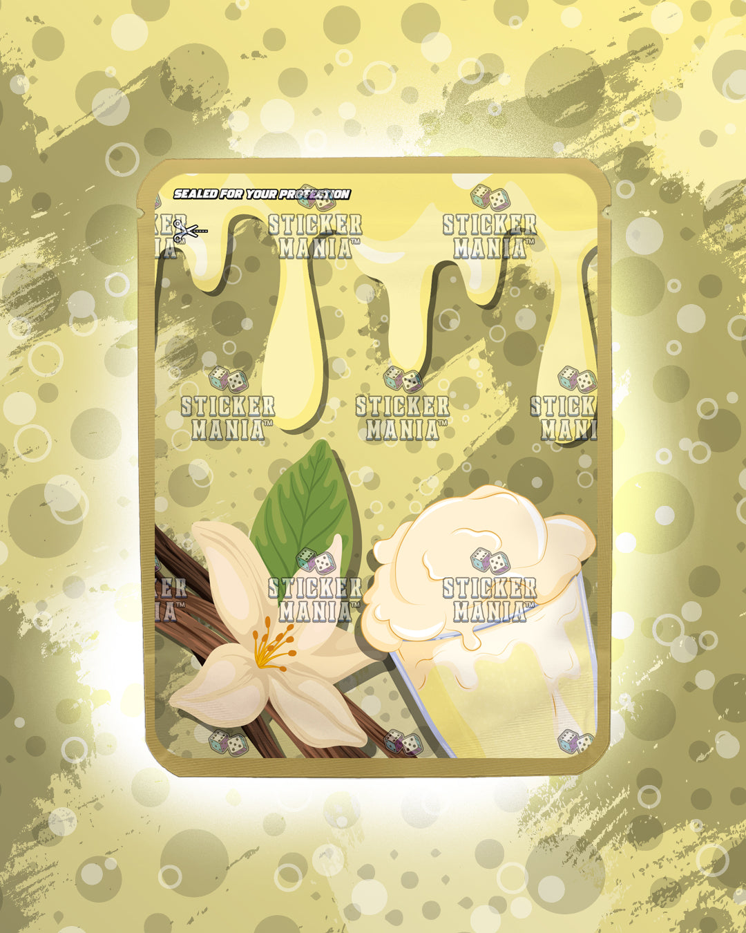 Floatz Vanilla | Pre-Made Sticker Bag | 3.5g