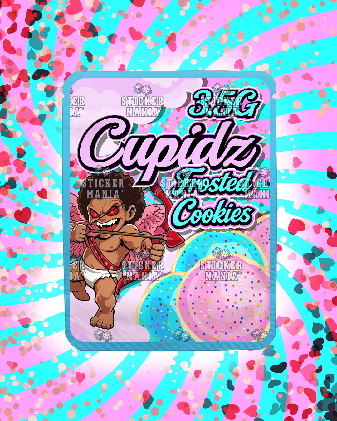 Cupidz Frosted Cookies | Pre-Made Sticker Bag | 3.5g