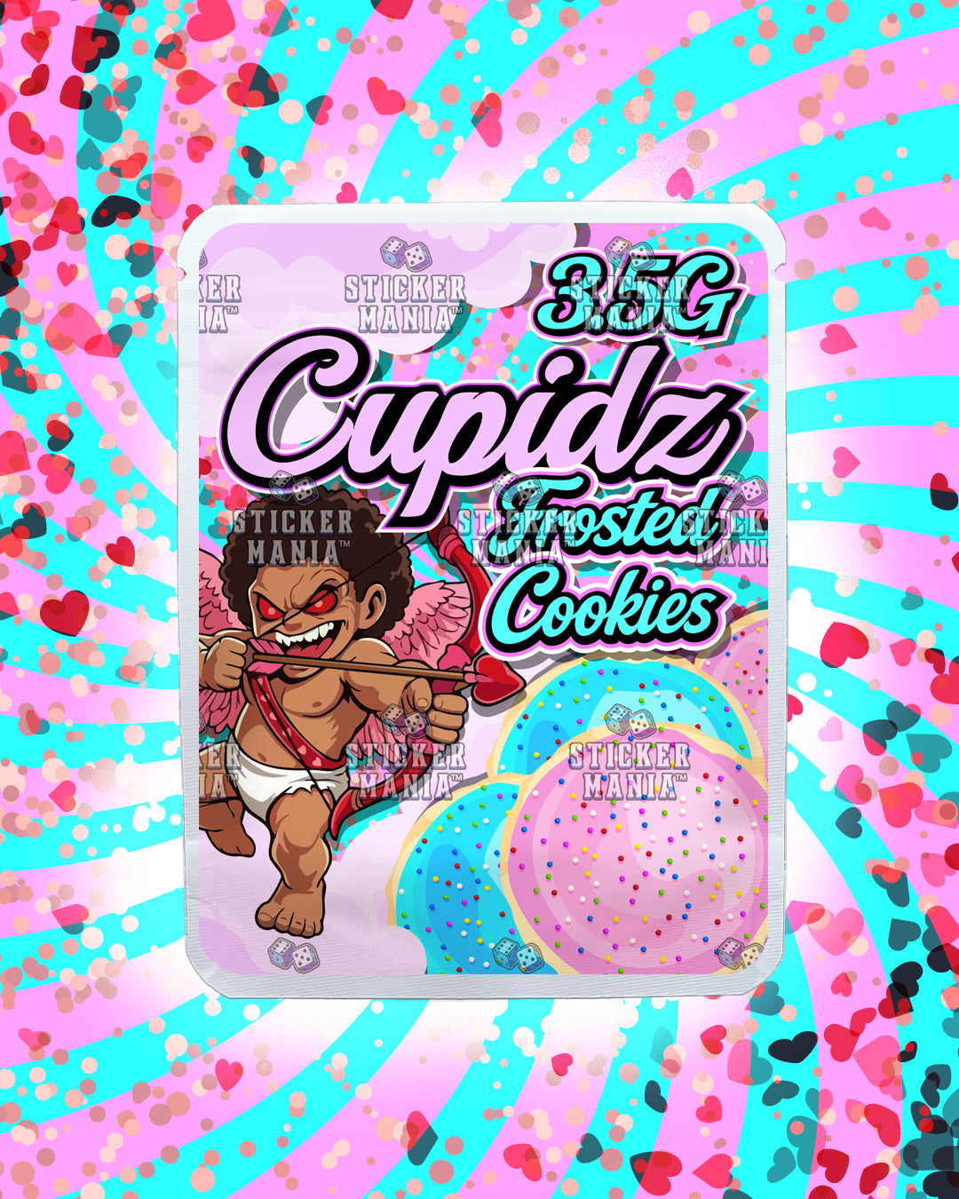 Cupidz Frosted Cookies | Pre-Made Sticker Bag | 3.5g