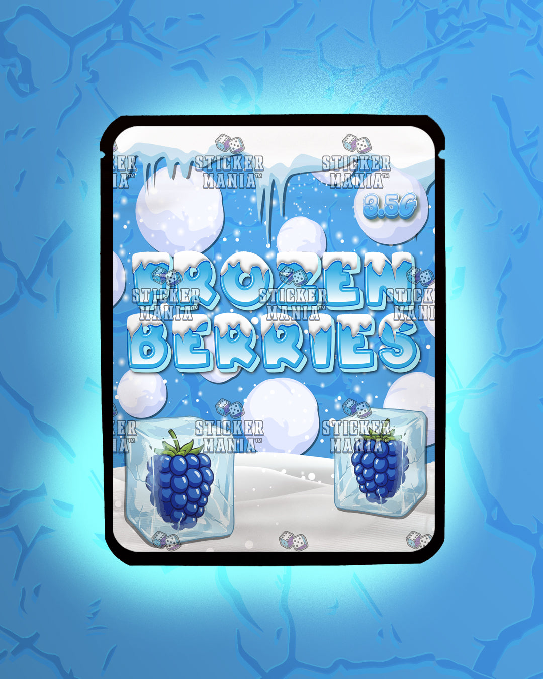 Frozen Berries | Pre-Made Sticker Bag | 3.5g