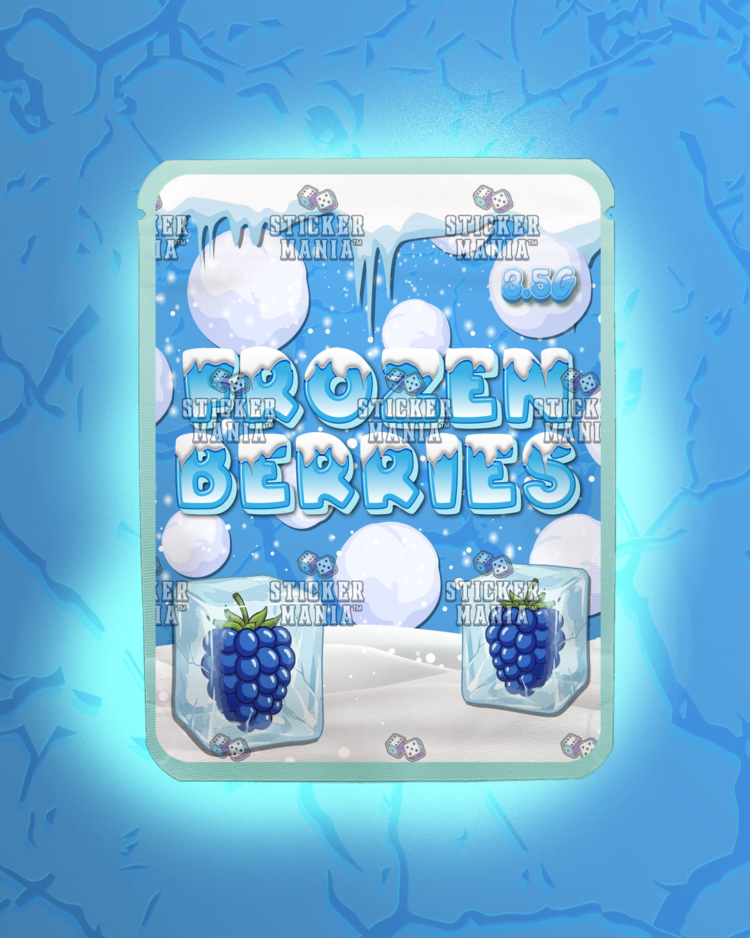 Frozen Berries | Pre-Made Sticker Bag | 3.5g