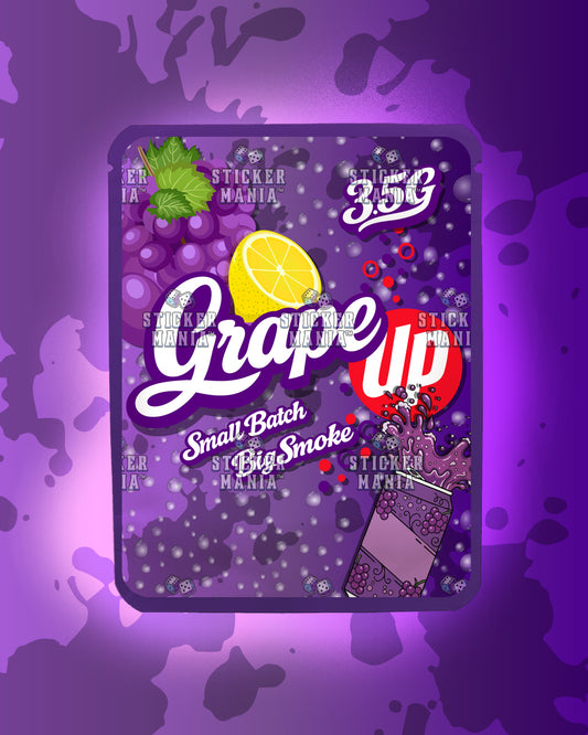 Grape Up | Pre-Made Sticker Bag | 3.5g