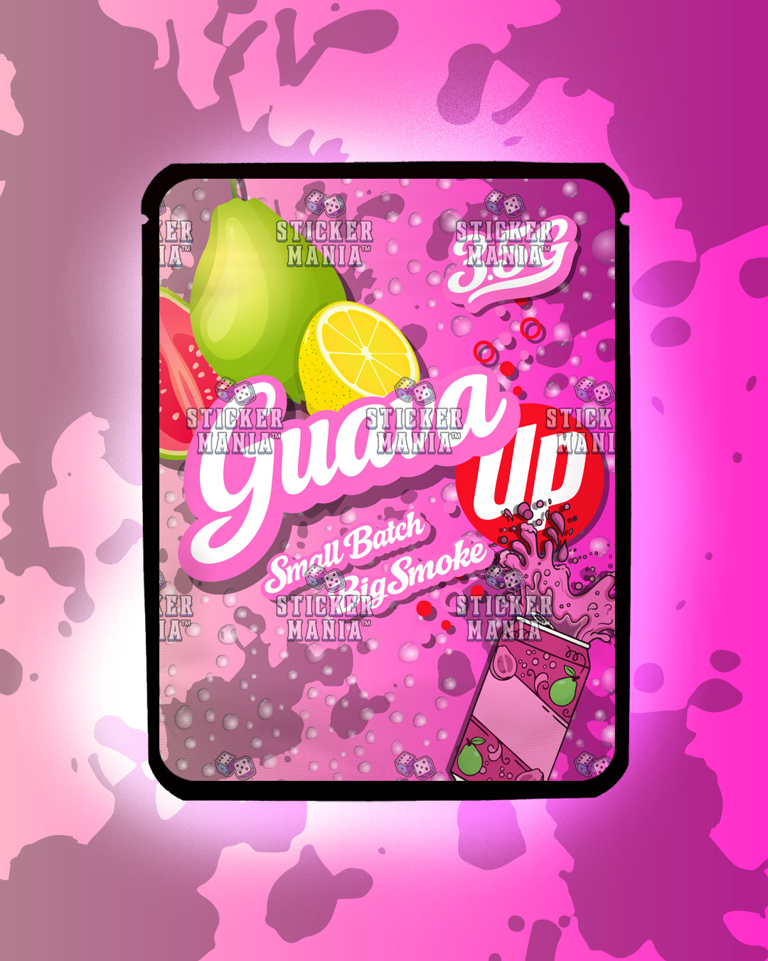 Guava Up | Pre-Made Sticker Bag | 3.5g