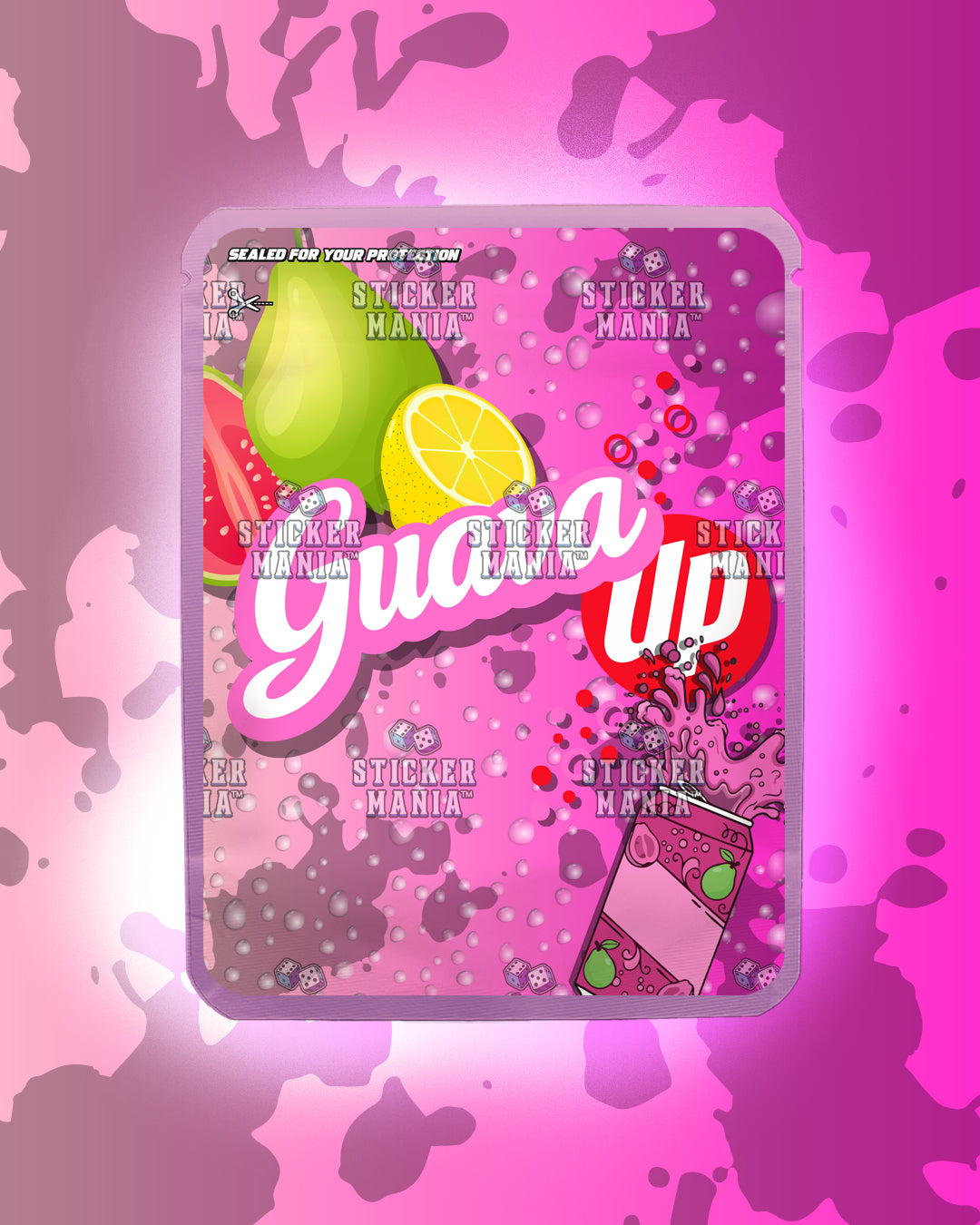 Guava Up | Pre-Made Sticker Bag | 3.5g