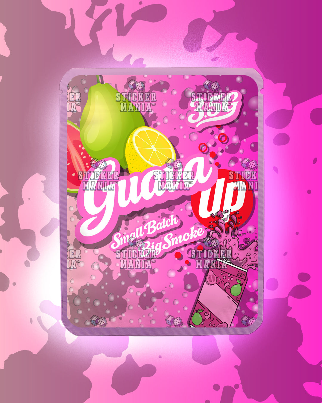 Guava Up | Pre-Made Sticker Bag | 3.5g