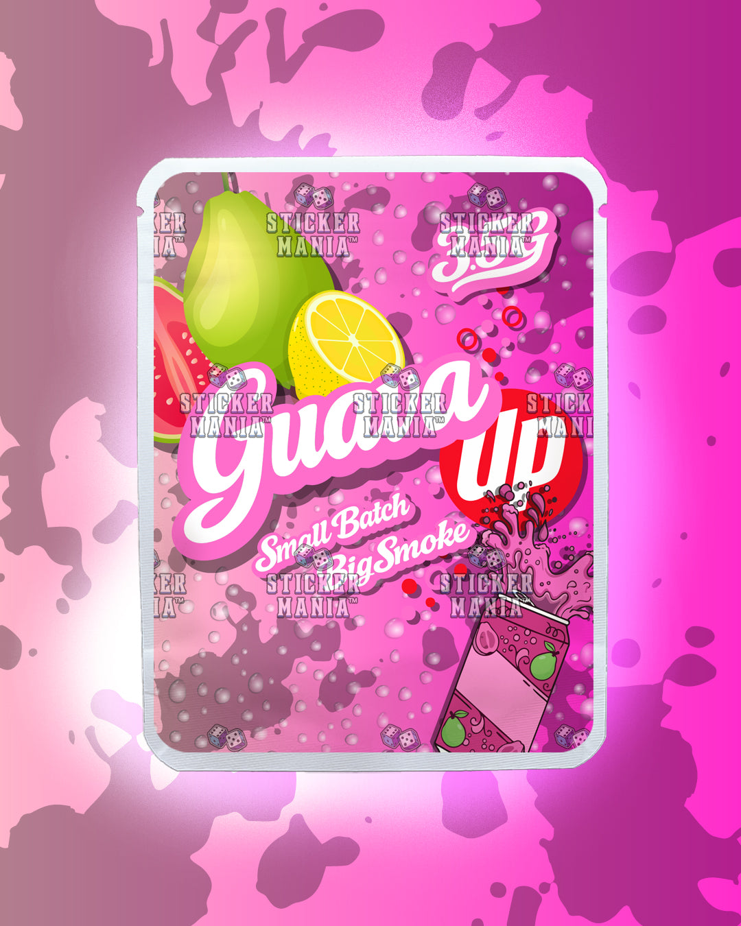 Guava Up | Pre-Made Sticker Bag | 3.5g