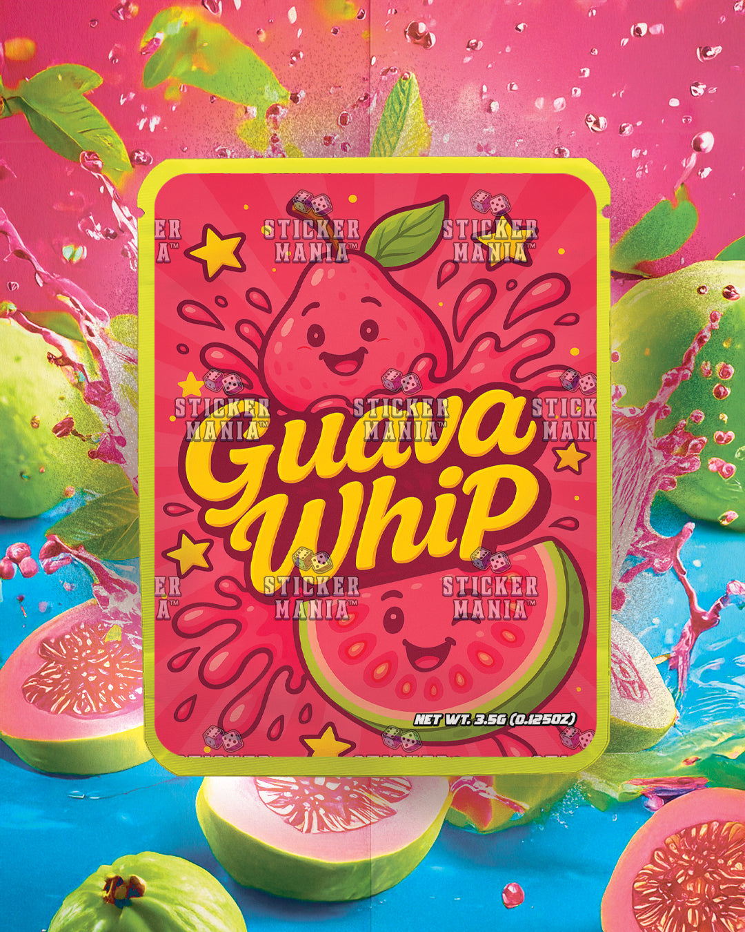 Guava Whip | Pre-Made Sticker Bag | 3.5g