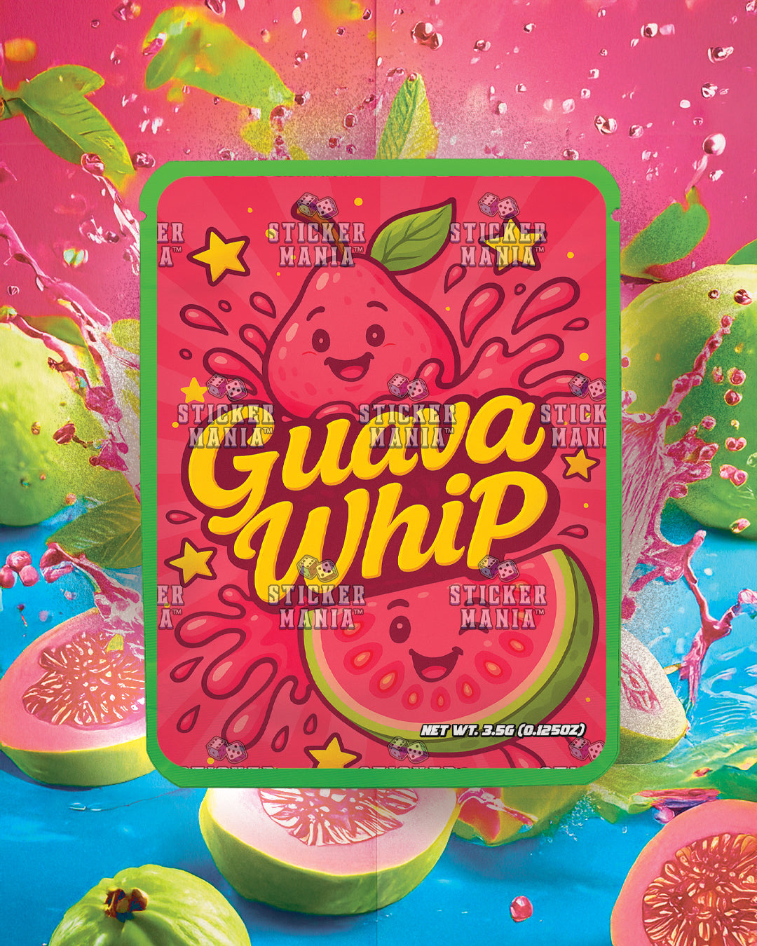 Guava Whip | Pre-Made Sticker Bag | 3.5g