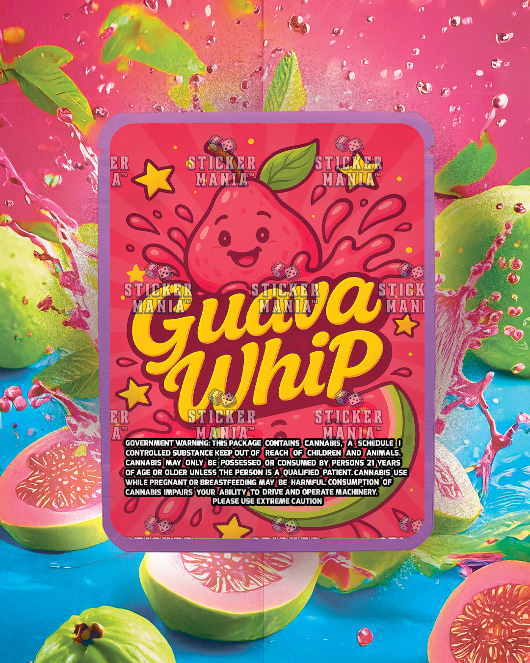 Guava Whip | Pre-Made Sticker Bag | 3.5g
