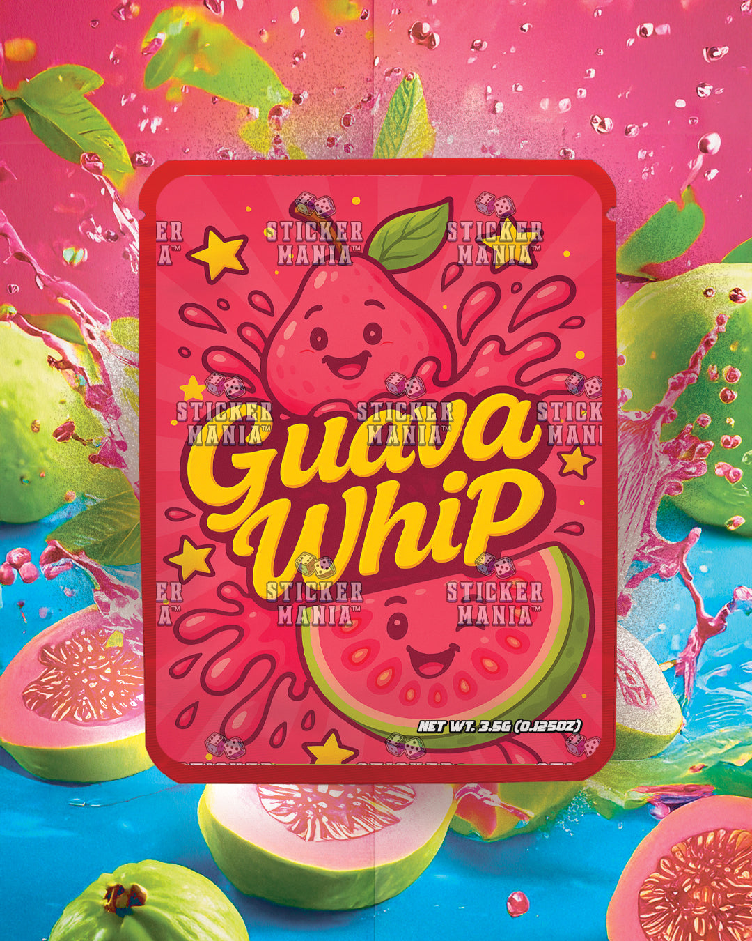 Guava Whip | Pre-Made Sticker Bag | 3.5g
