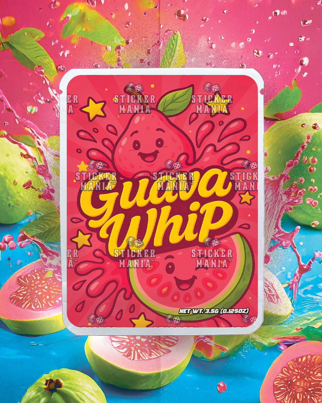 Guava Whip | Pre-Made Sticker Bag | 3.5g