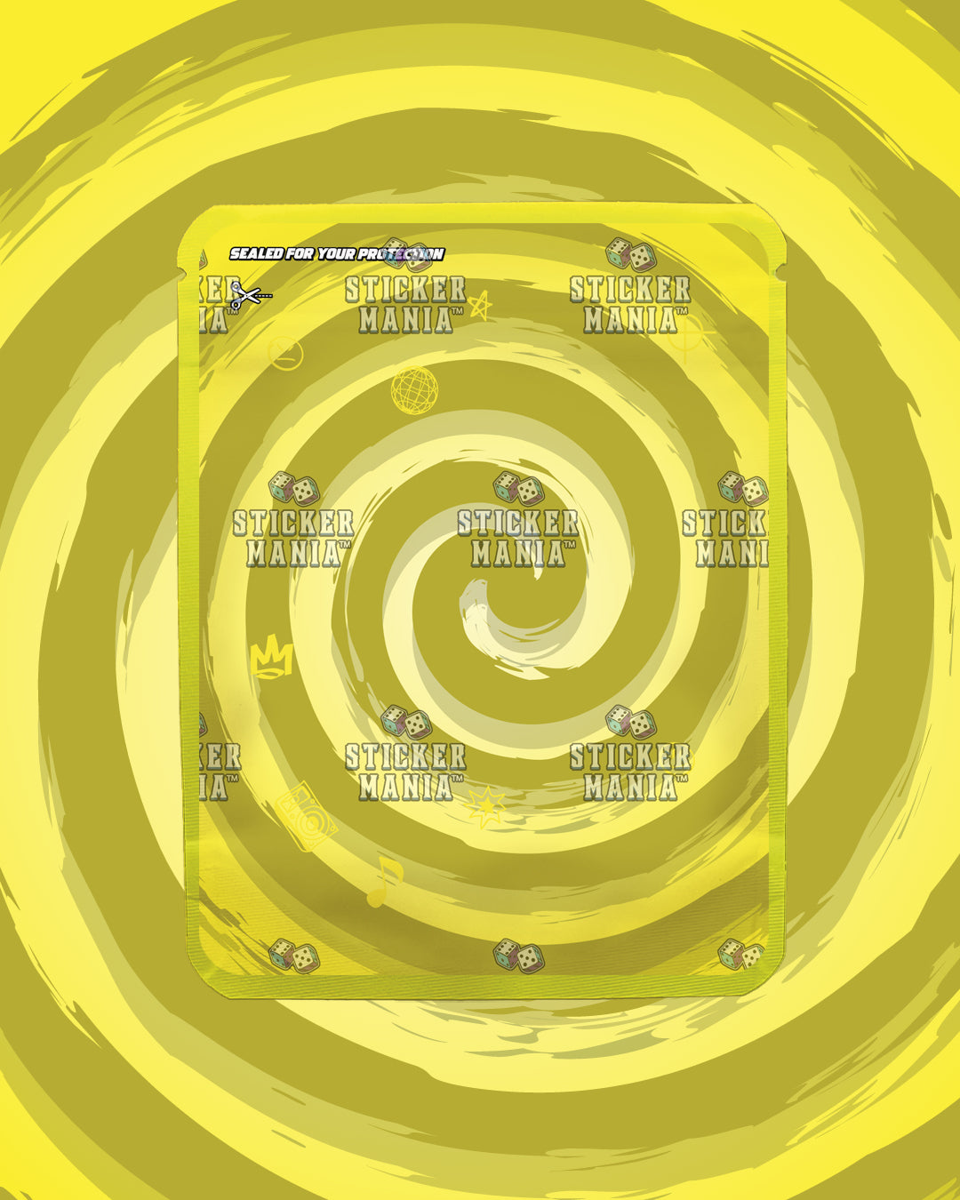 Gushy Drop Pop Electric Lemons | Pre-Made Sticker Bag | 3.5g