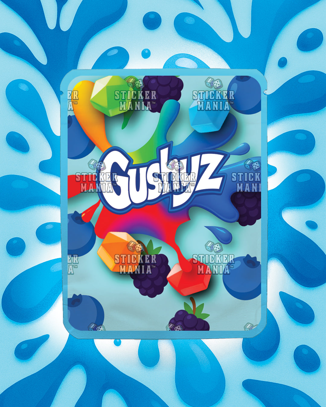 Gushyz Berry Tsunami | Pre-Made Sticker Bag | 3.5g