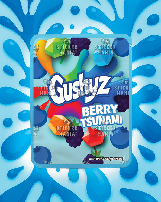 Gushyz Berry Tsunami | Pre-Made Sticker Bag | 3.5g