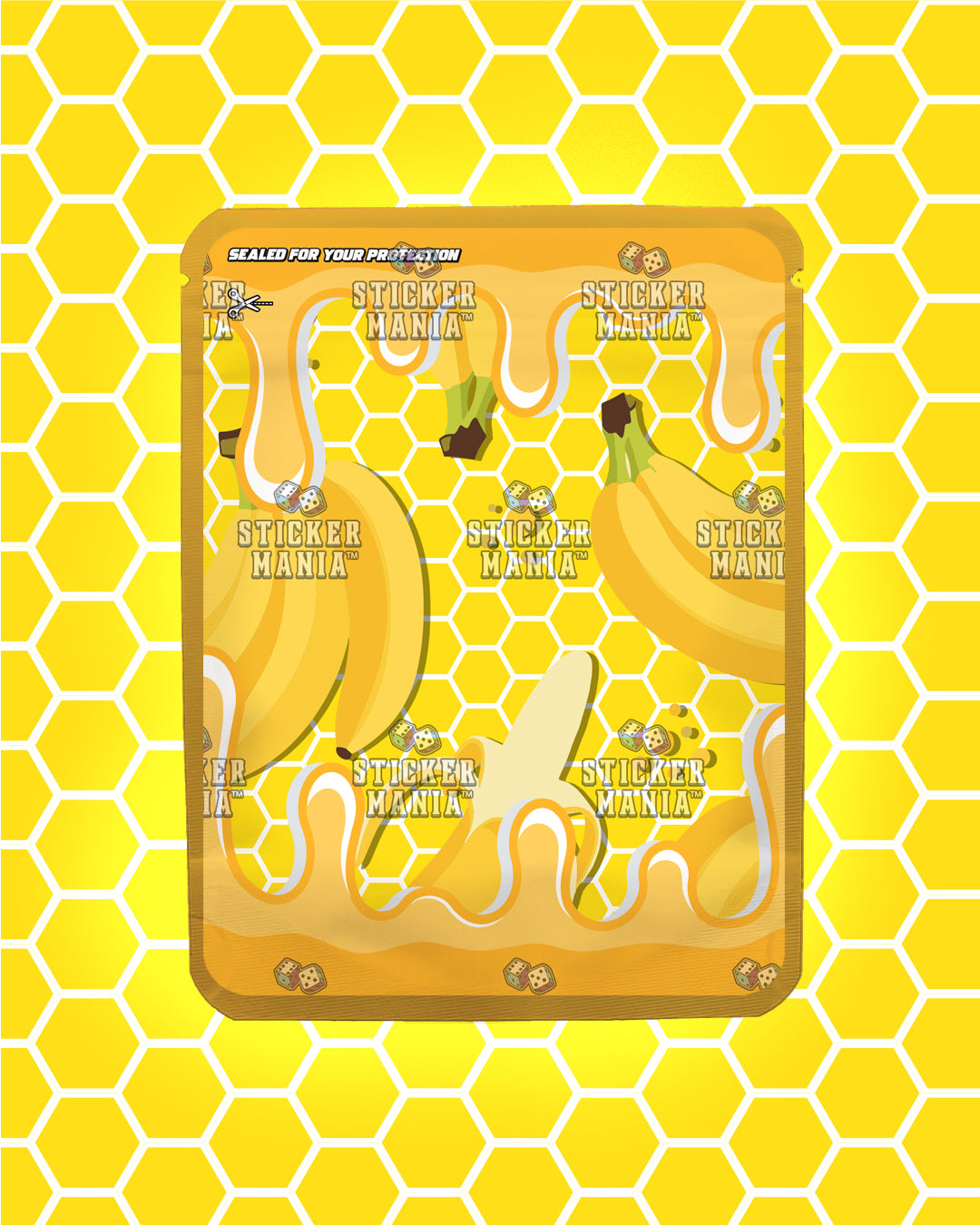Honey Banana | Pre-Made Sticker Bag | 3.5g