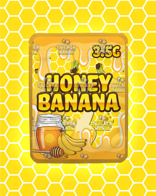 Honey Banana | Pre-Made Sticker Bag | 3.5g