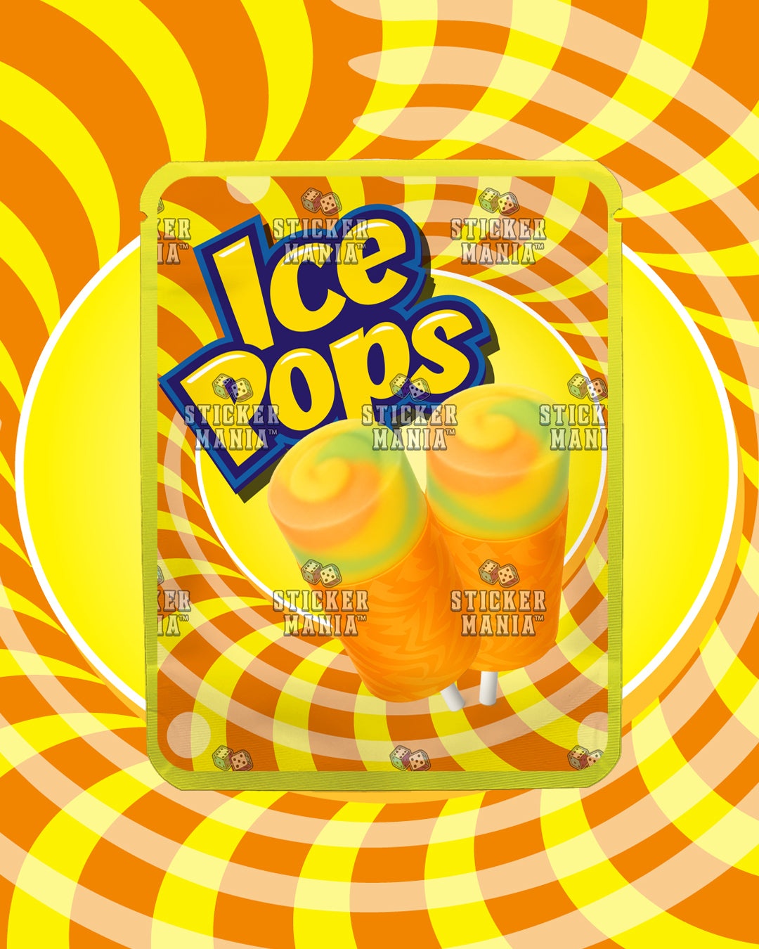 Ice Pops Rainbow Sherbet | Pre-Made Sticker Bag | 3.5g
