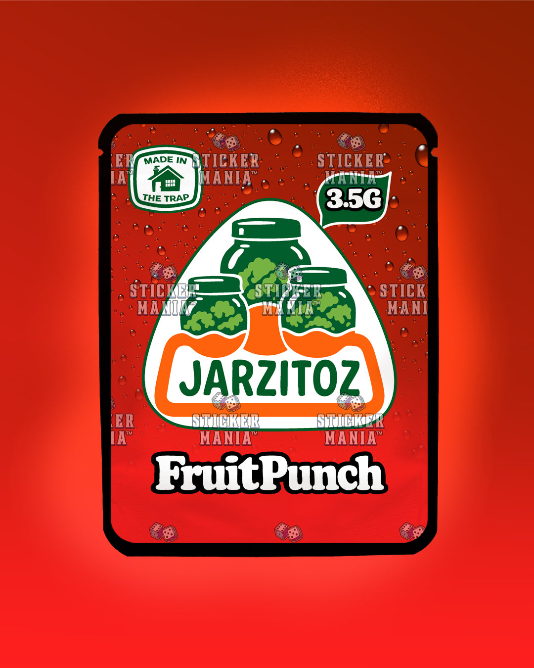 Jarzitoz Fruit Punch | Pre-Made Sticker Bag | 3.5g