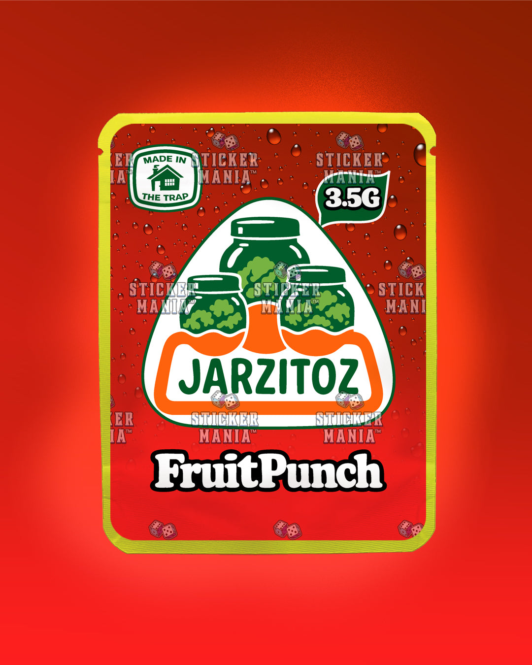 Jarzitoz Fruit Punch | Pre-Made Sticker Bag | 3.5g