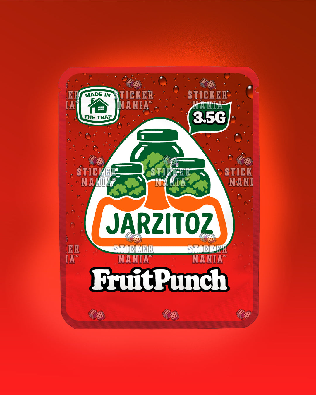 Jarzitoz Fruit Punch | Pre-Made Sticker Bag | 3.5g
