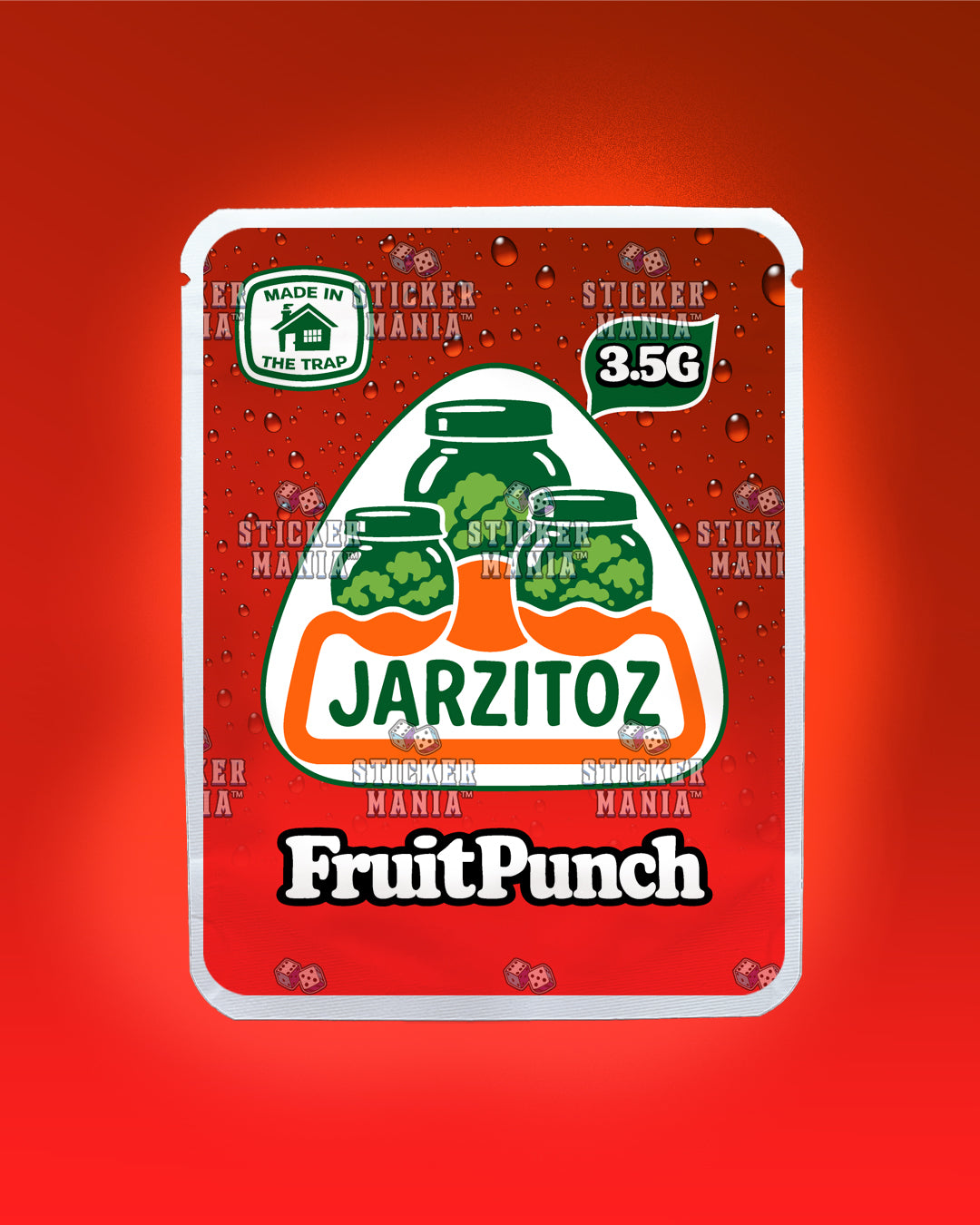 Jarzitoz Fruit Punch | Pre-Made Sticker Bag | 3.5g