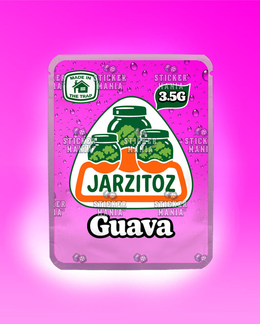 Jarzitoz Guava | Pre-Made Sticker Bag | 3.5g