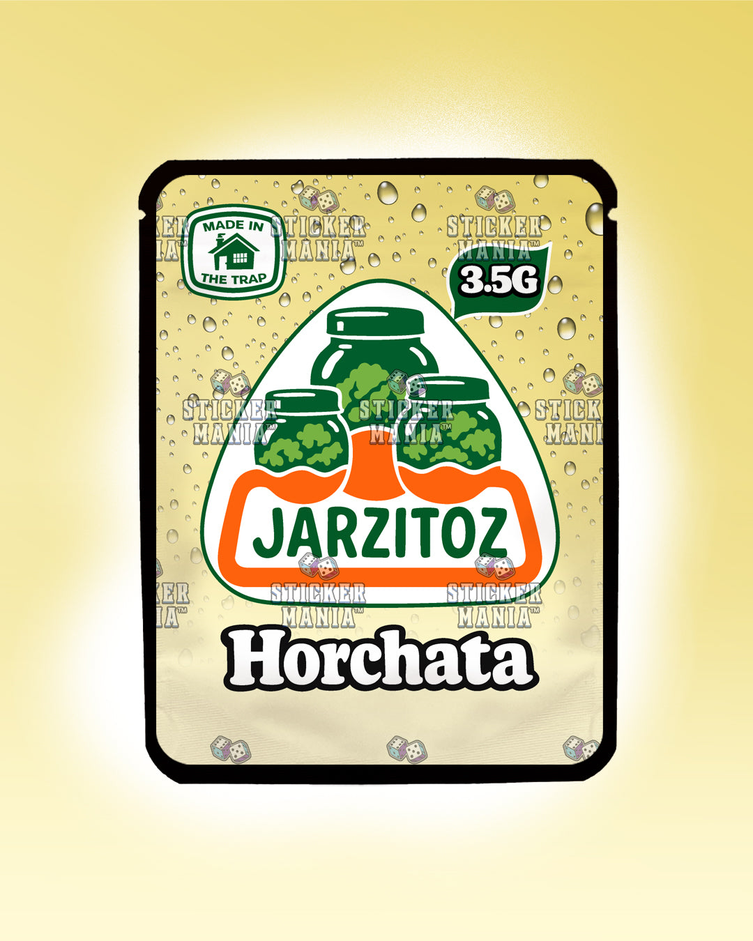 Jarzitoz Horchata | Pre-Made Sticker Bag | 3.5g