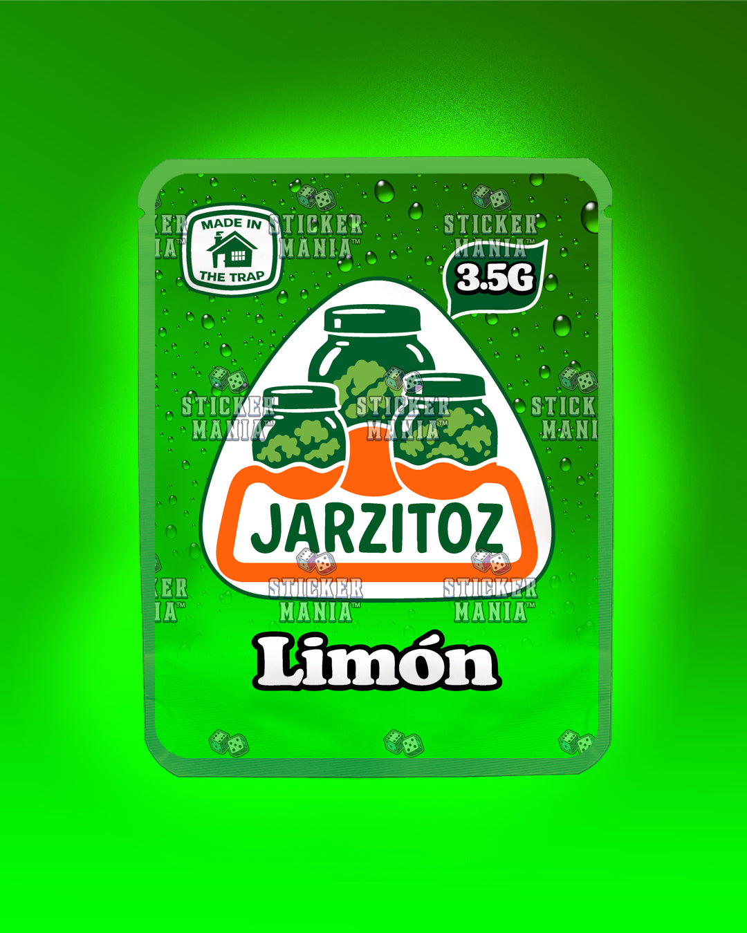 Jarzitoz Limon | Pre-Made Sticker Bag | 3.5g