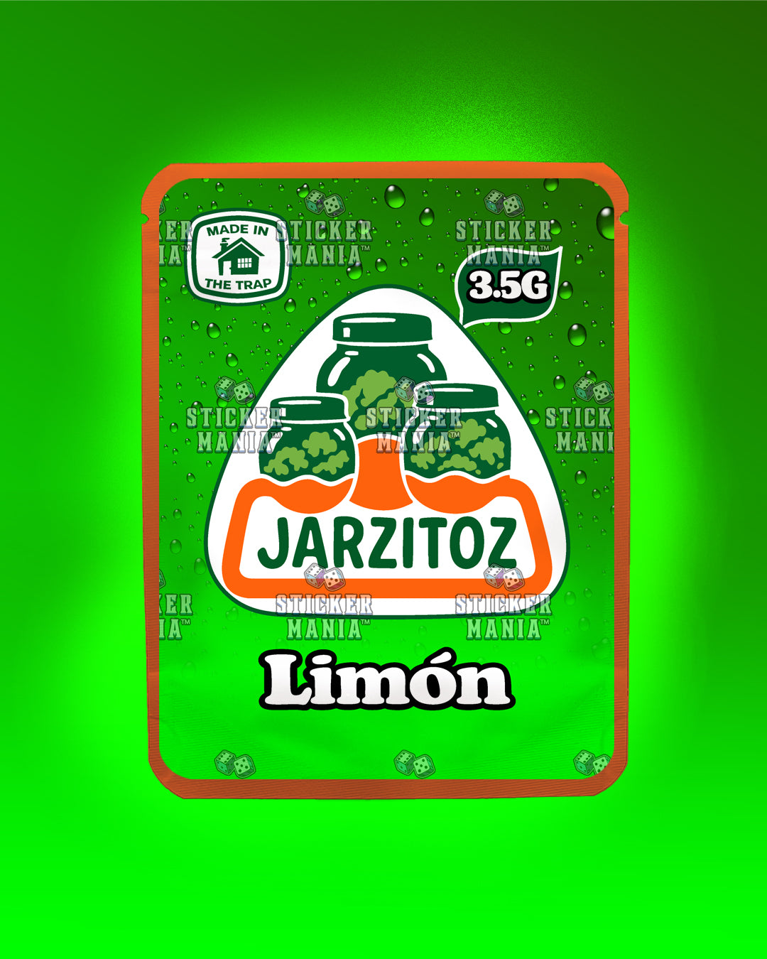 Jarzitoz Limon | Pre-Made Sticker Bag | 3.5g