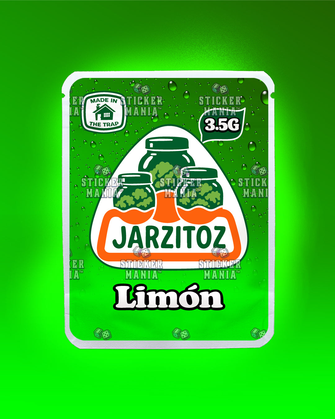 Jarzitoz Limon | Pre-Made Sticker Bag | 3.5g