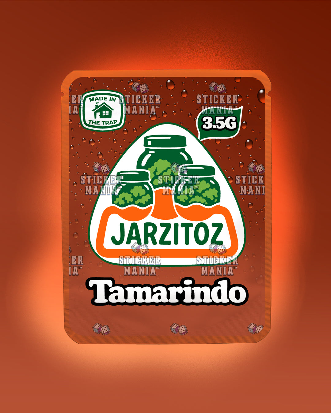 Jarzitoz Tamarindo | Pre-Made Sticker Bag | 3.5g