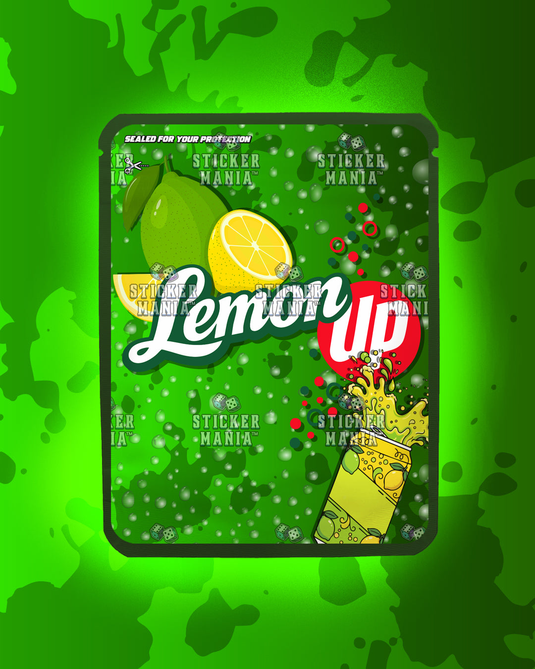 Lemon Up | Pre-Made Sticker Bag | 3.5g