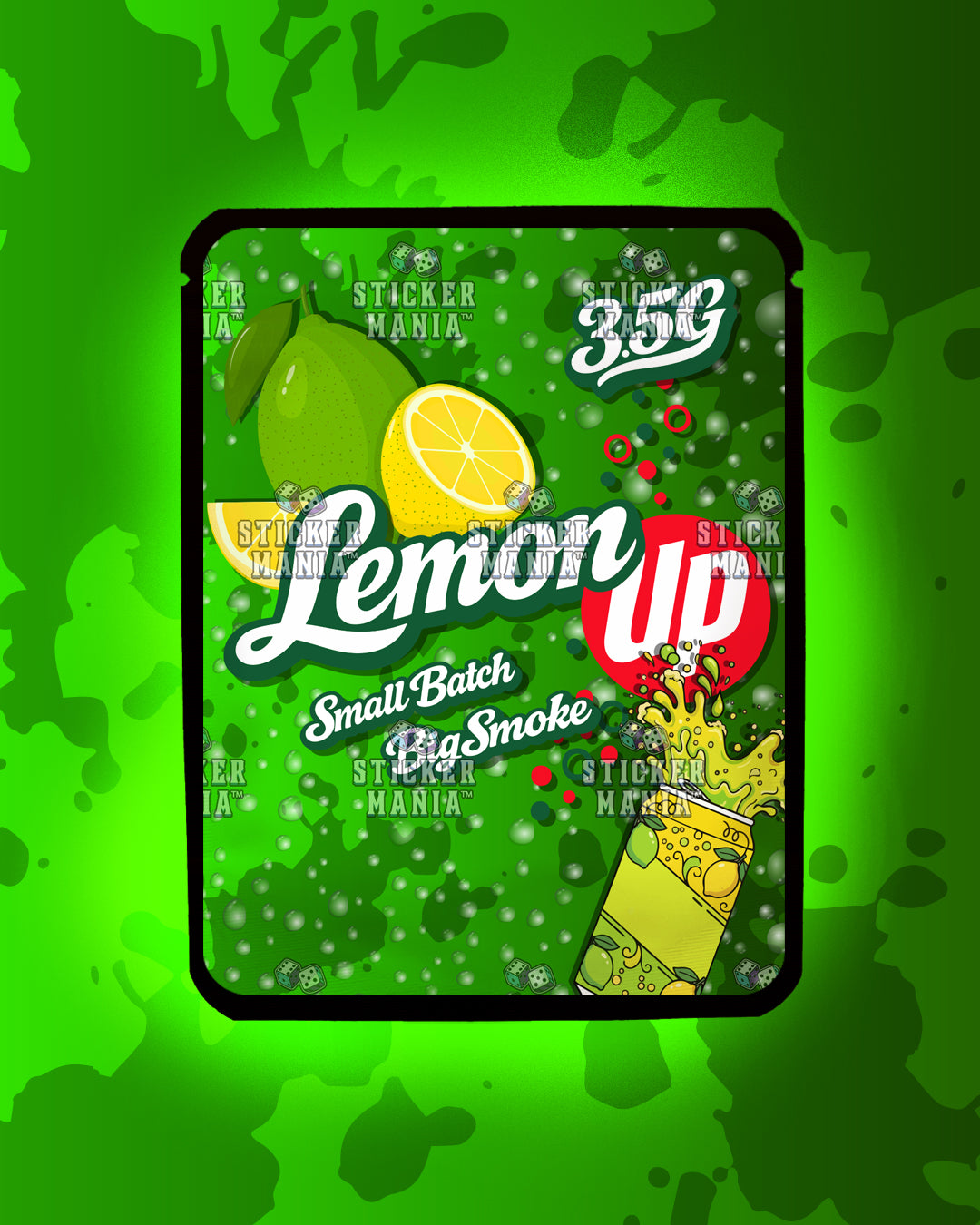 Lemon Up | Pre-Made Sticker Bag | 3.5g