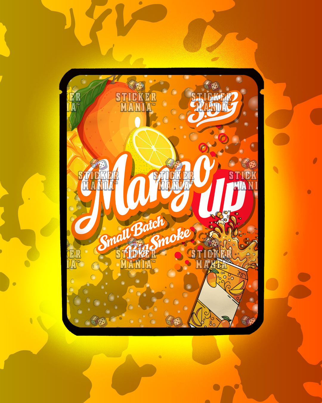 Mango Up | Pre-Made Sticker Bag | 3.5g