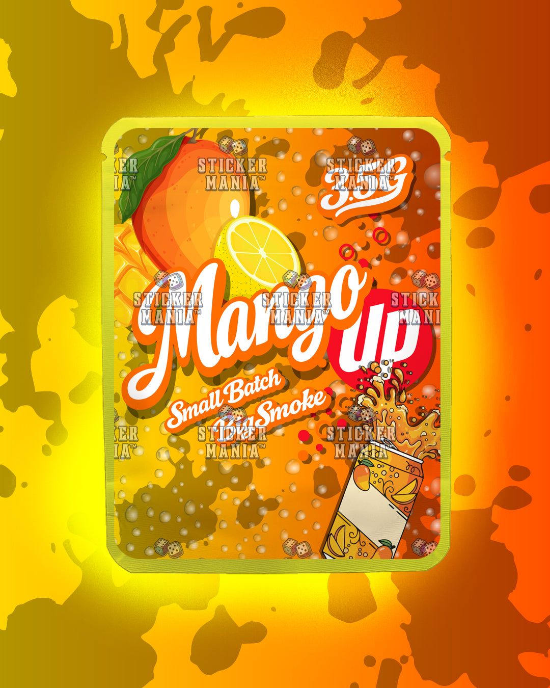 Mango Up | Pre-Made Sticker Bag | 3.5g
