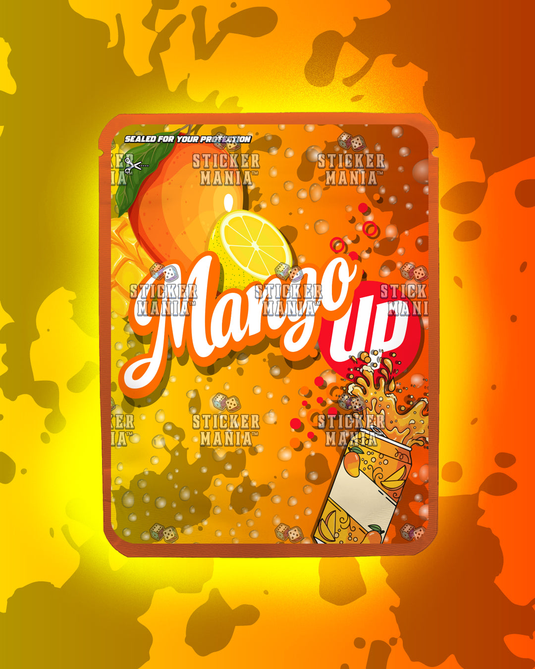 Mango Up | Pre-Made Sticker Bag | 3.5g