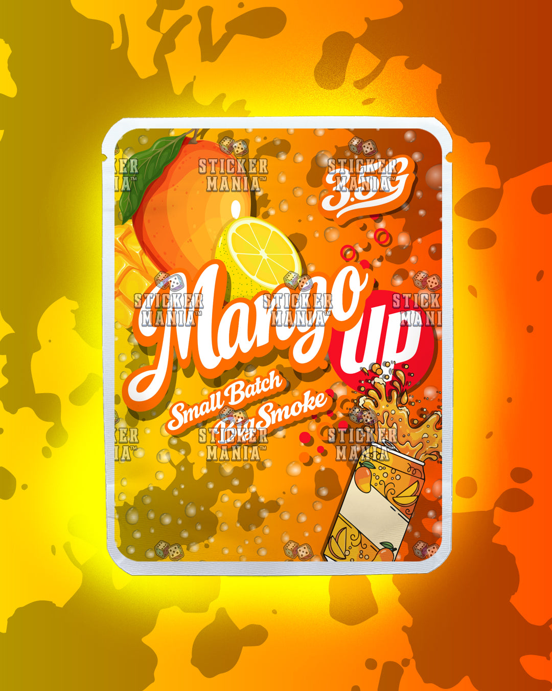 Mango Up | Pre-Made Sticker Bag | 3.5g