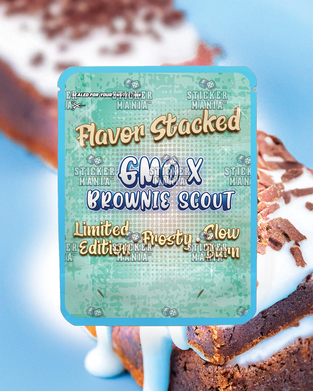 Marshmallow Brownie | Pre-Made Sticker Bag | 3.5g
