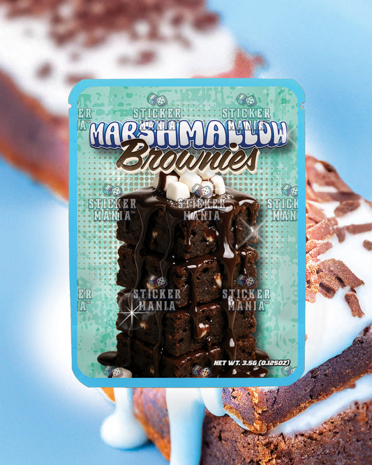 Marshmallow Brownie | Pre-Made Sticker Bag | 3.5g