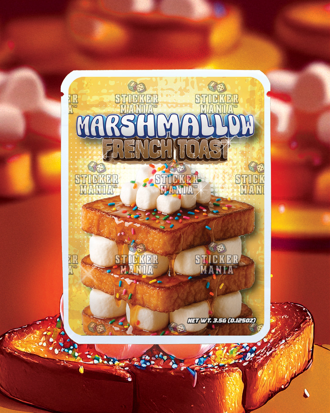Marshmallow French Toast | Pre-Made Sticker Bag | 3.5g