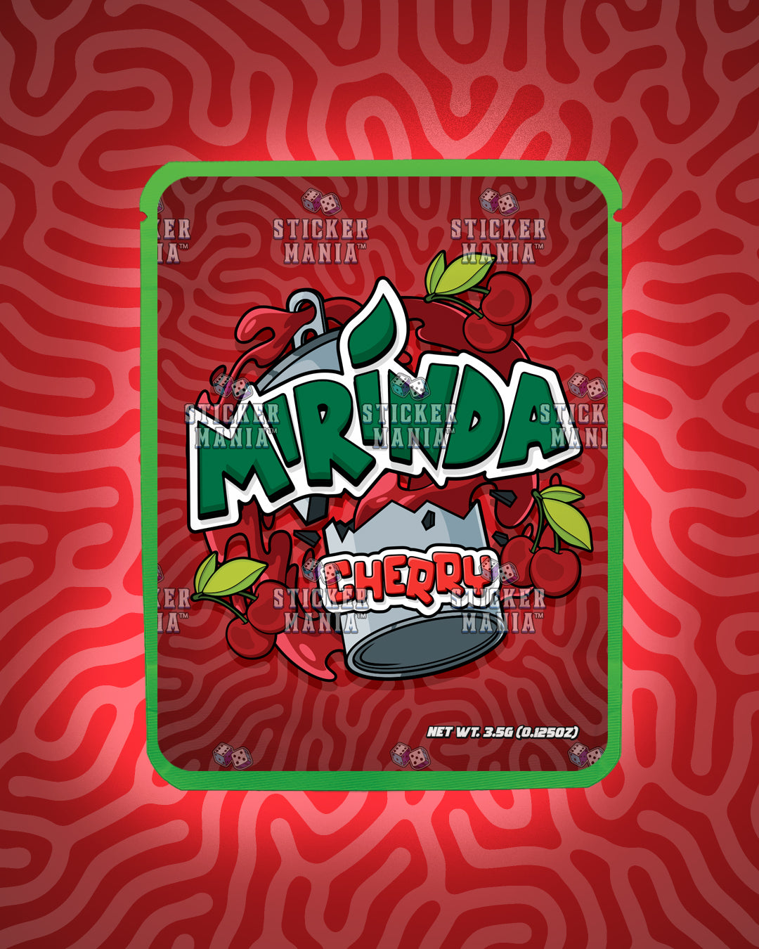 Mirinda Cherry | Pre-Made Sticker Bag | 3.5g