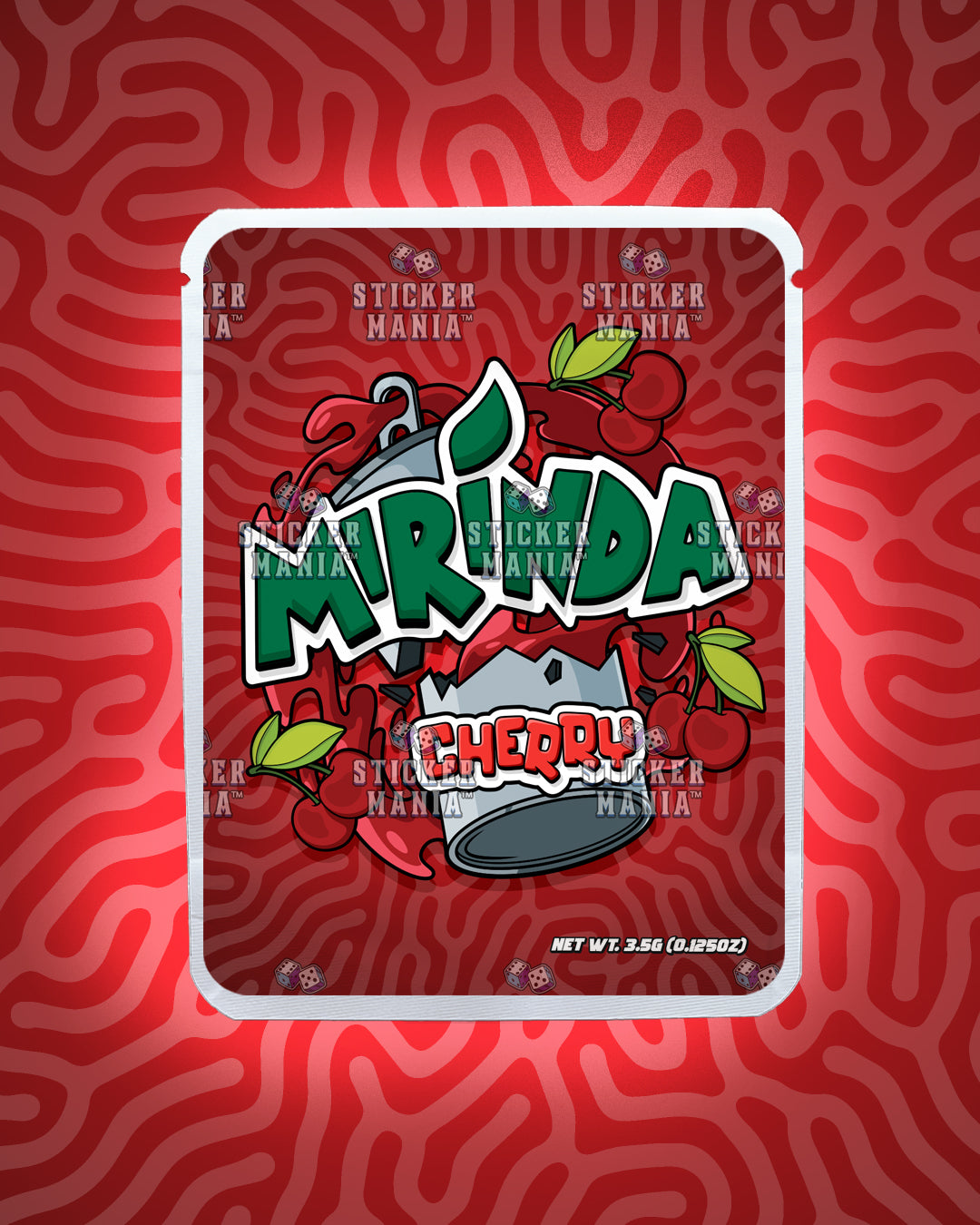 Mirinda Cherry | Pre-Made Sticker Bag | 3.5g
