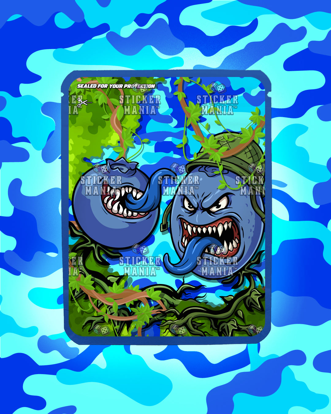 Mtn Za Berry Force | Pre-Made Sticker Bag | 3.5g