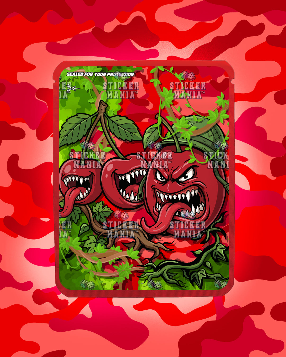 Mtn Za Cherry Bomb | Pre-Made Sticker Bag | 3.5g