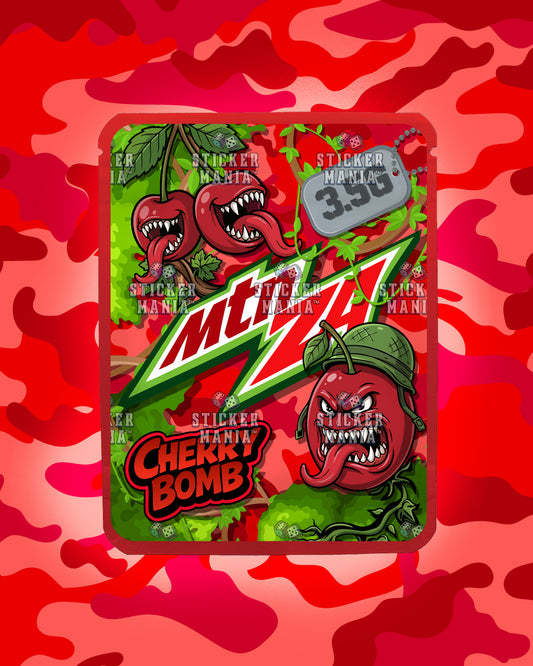 Mtn Za Cherry Bomb | Pre-Made Sticker Bag | 3.5g