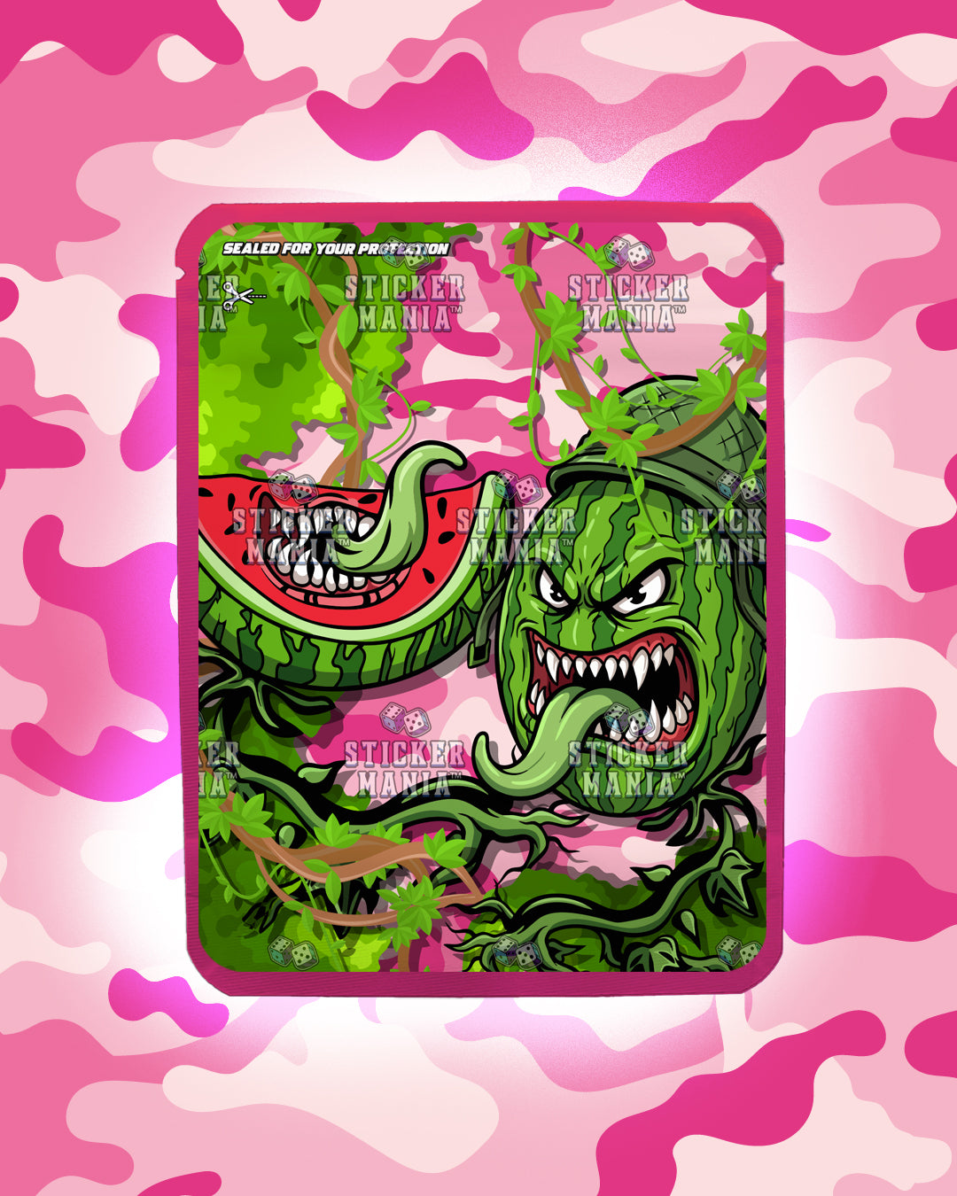 Mtn Za Explosive Melon | Pre-Made Sticker Bag | 3.5g