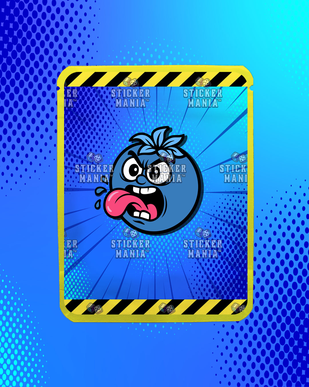 Nuclear Kush Atomic Blueberry | Pre-Made Sticker Bag | 3.5g