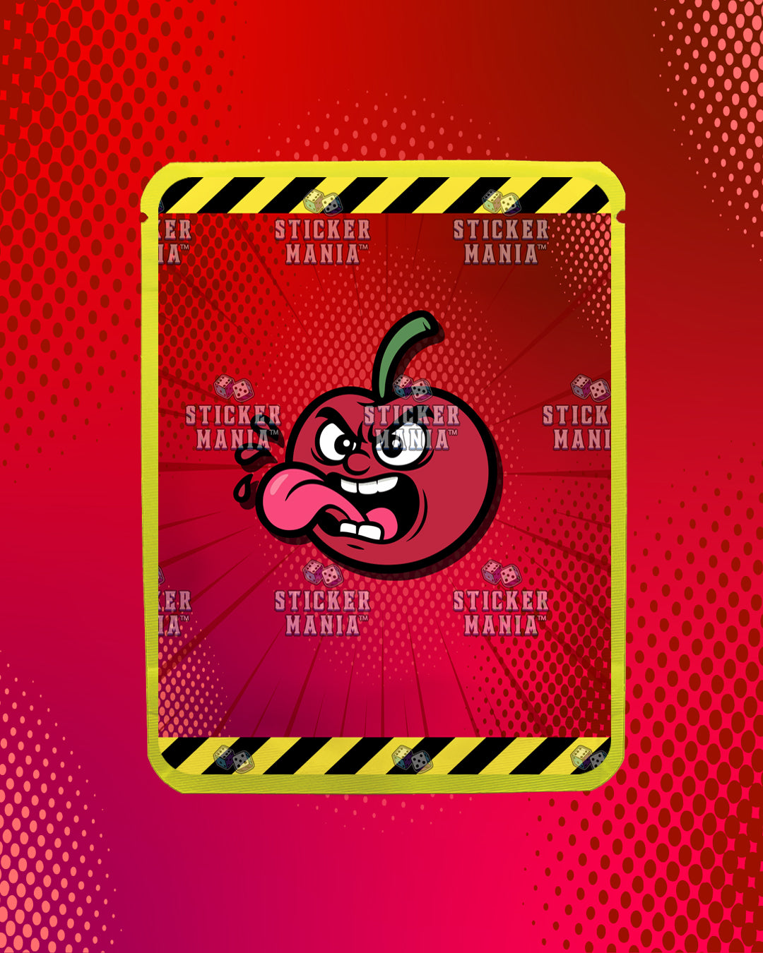 Nuclear Kush Cherry Bomb | Pre-Made Sticker Bag | 3.5g